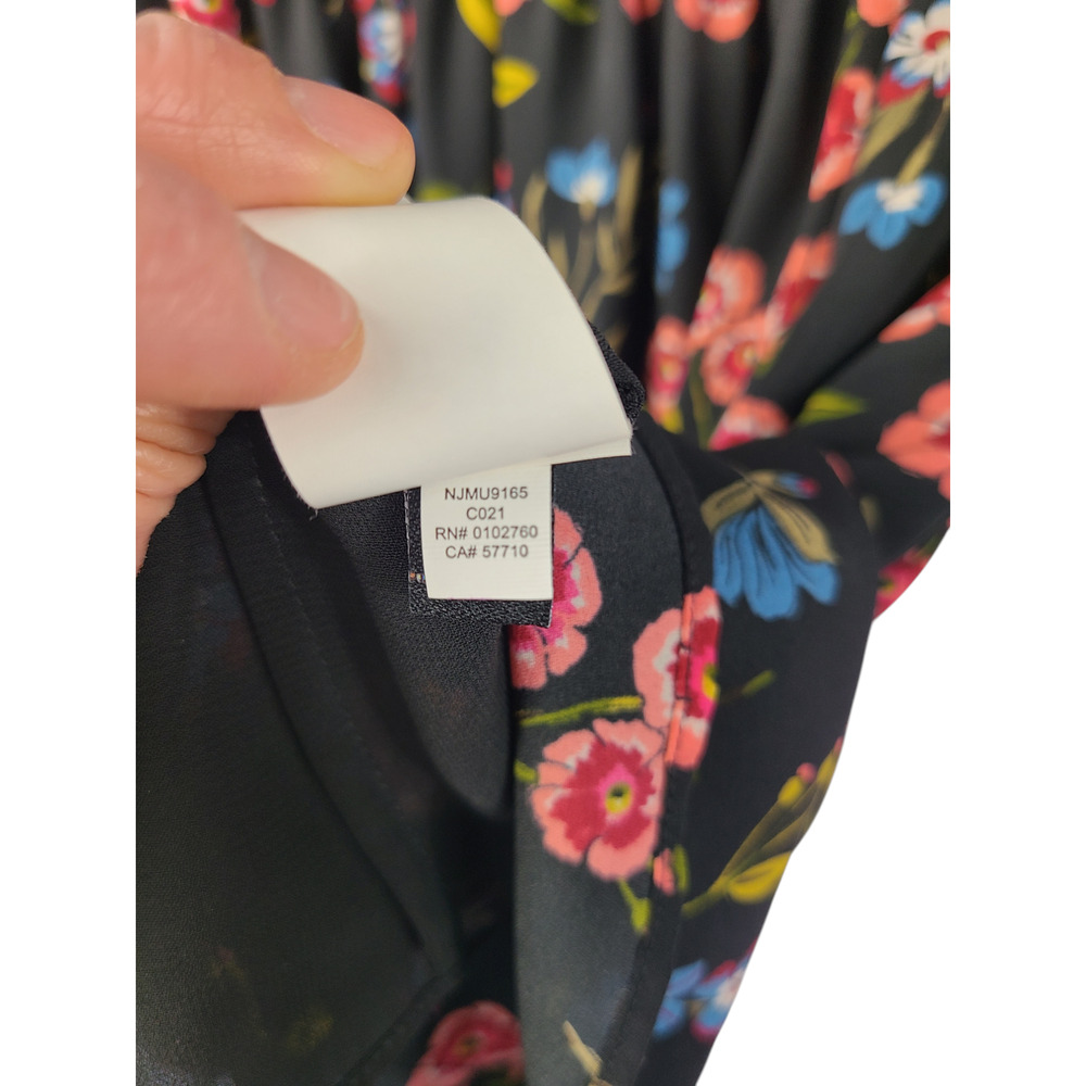 Kate Spade New York Meadow Smock Waist Floral Mini Dress Size XS - Picture 8 of 8